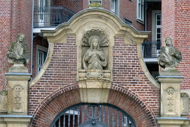 front of church