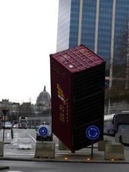 boxcar on end
