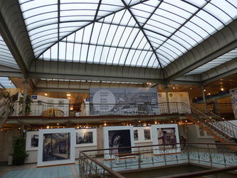 interior comic strip museum