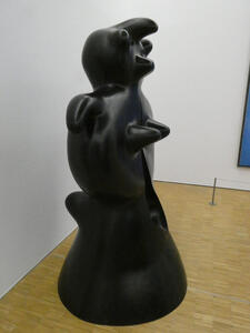 woman side view