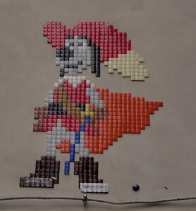 dog musketeer mosaic