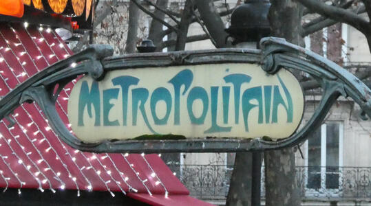 metropolitain sign
