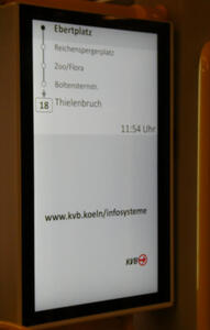 s bahn display