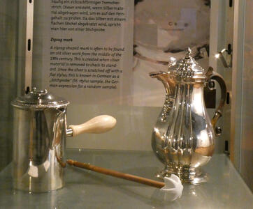 pot for chocolate pouring