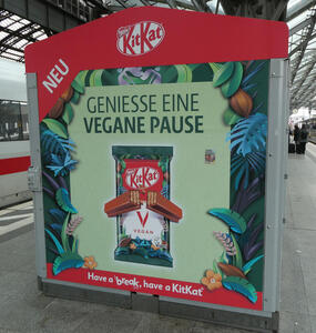 vegan kitkat bar advert