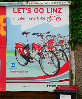 advert for bike rental