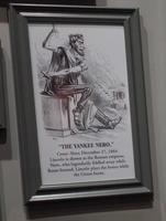 Cartoon portraying Lincoln as The Yankee Nero
