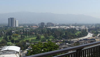 View of Los Angeles cityscape