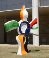 Colorful multi-armed sculpture
