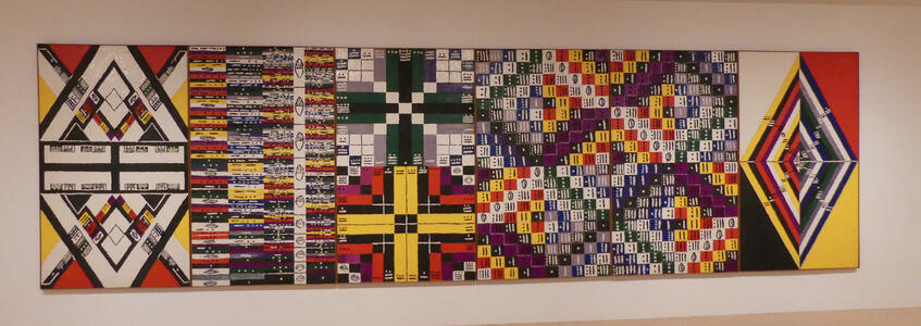Large Latino/a-motif tapestry