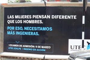 Sign in search of women engineers