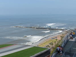 Beach view from Larcomar