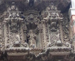 Detail of church sculptures