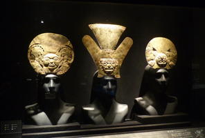 gold headdresses