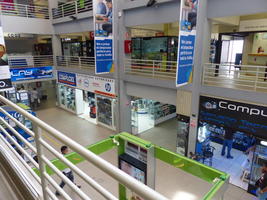View of computer shops from second floor