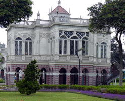 building with archways in moorish design