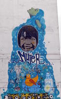 Large wall painting in honor of women