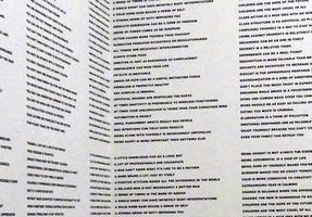 wall of sayings
