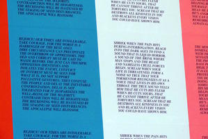 colored paper closeup