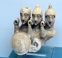 Triple-headed warrior