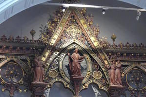 Intricate religious carving