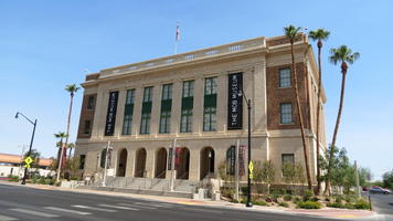 Exterior brick building