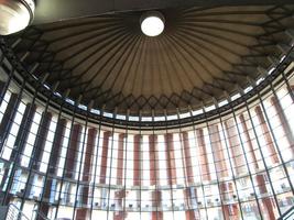 Rotunda and glass panel windows