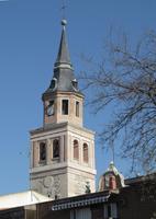 Upper portion of a church