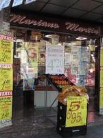 Market advertising rabbit for 4.2 euro per kilogram