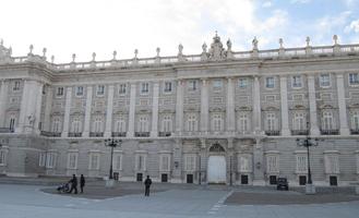 Front view of royal palace