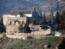 Old, small church atop a hill