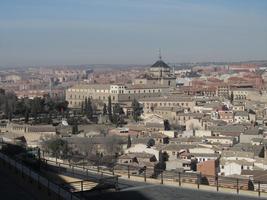 View of Toledo from top of hill