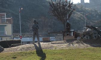 Statue of a farmer