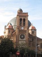 Church with dome in background