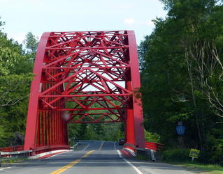 red bridge