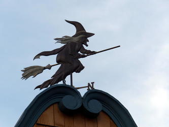 witch weather vane