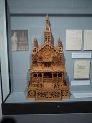 hand carved clock case