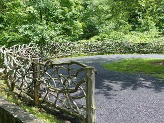 olana wooden fence