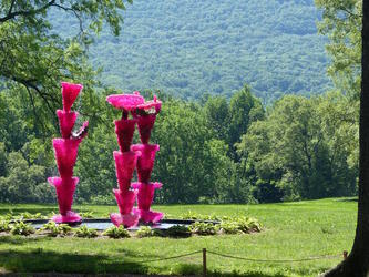 pink fountain
