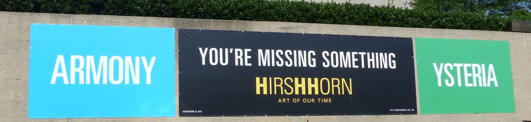 signage hirshhorn