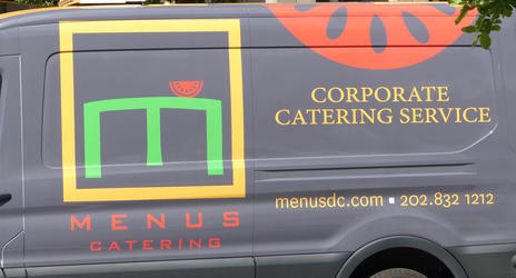 signage menus catering