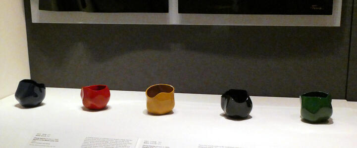 multi-colored modern (21st century) lacquer bowls