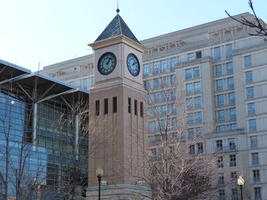 Clock tower at Georgetown University