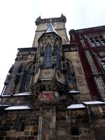 “Bay window” tower on building