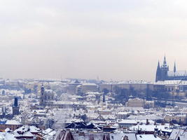 View with castle in background