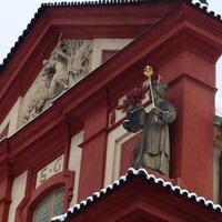 Figure with scepter, Basilica of St. George