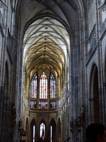 Arches in interior of cathedral
