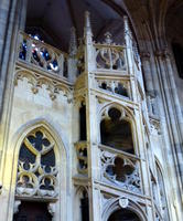 Stairway inside cathedral