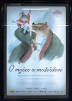 Watercolor of mouse on shoulder of a bear