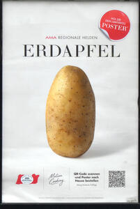 Poster of Potato, with text Regional Hero. Sticker at top right says you can order the poster, limited edition.